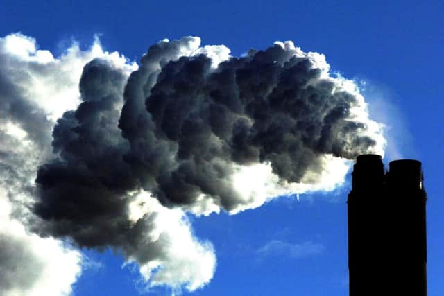 Smoke from a power station. First Minister Humza Yousaf is attending climate change summit COP28. Picture: John Giles/PA Wire