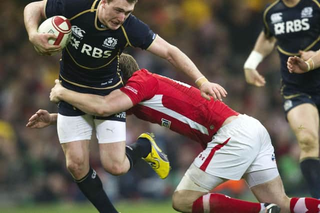 Hogg made his debut for Scotland against Wales in 2012.