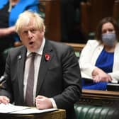 Prime Minister Boris Johnson makes a statement to MPs on the Cop26 summit at the House of Commons, London.