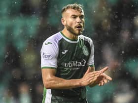 Hibs defender Ryan Porteous could play his last game for the club against Hearts in the Scottish Cup this weekend. (Photo by Ross MacDonald / SNS Group)