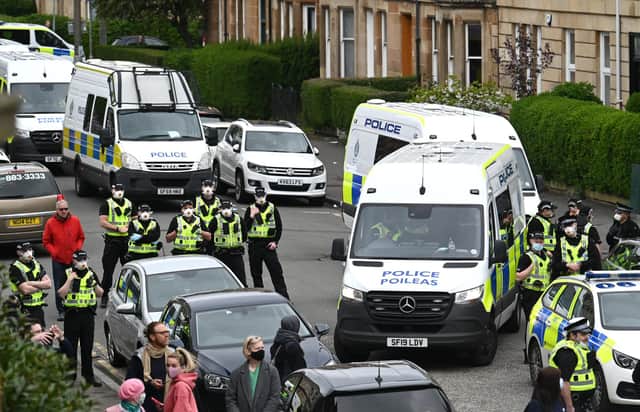 A Glasgow MP has condemned an alleged attempted deportation by Home Office officials in Glasgow as “appalling”, after the incident sparked a standoff between protesters and the police.