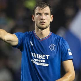 Rangers left-back Borna Barisic is a reported transfer target for Dinamo Zagreb. (Photo by Craig Foy / SNS Group)