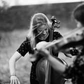 The Gaia Duo, Alice Allen (cello) and Katrina Lee (violin) PIC: Louise Mather