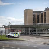 An upgrade of Raigmore Hospital's maternity ward in Inverness is among the building projects being delayed. Image: Jane Barlow/Press Association.