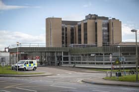 An upgrade of Raigmore Hospital's maternity ward in Inverness is among the building projects being delayed. Image: Jane Barlow/Press Association.