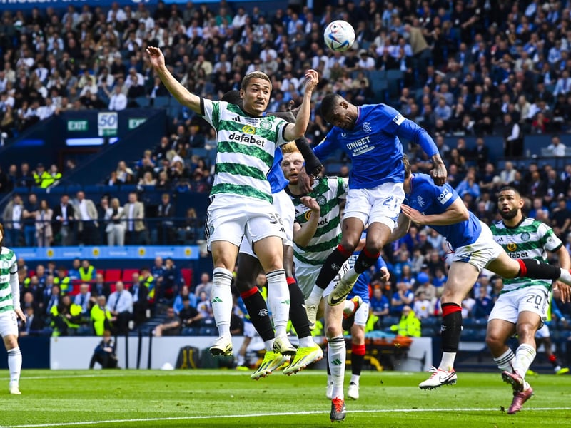 The speedy Japanese winger looked for a long time Celtic's most dangerous forward, getting in behind James Tavernier on a couple of occasions as Celtic kept trying to pick him out with passes from deep. Did not have much end product but kept going right until the end. 6