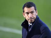 Rangers manager Giovanni van Bronckhorst is under pressure following Sunday's 2-1 defeat to St Johnstone. (Photo by Rob Casey / SNS Group)