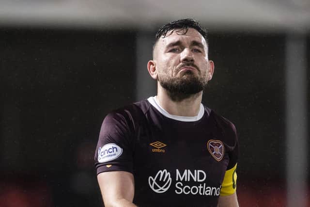 Robert Snodgrass has been a key player for Hearts this season.  (Photo by Craig Foy / SNS Group)
