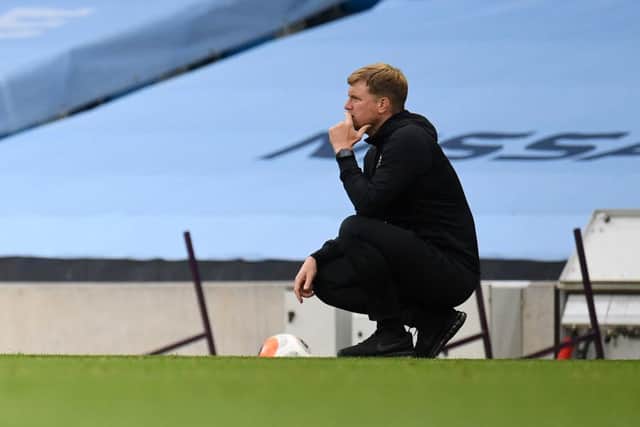 Eddie Howe. (Photo by Peter Powell/Pool via Getty Images)