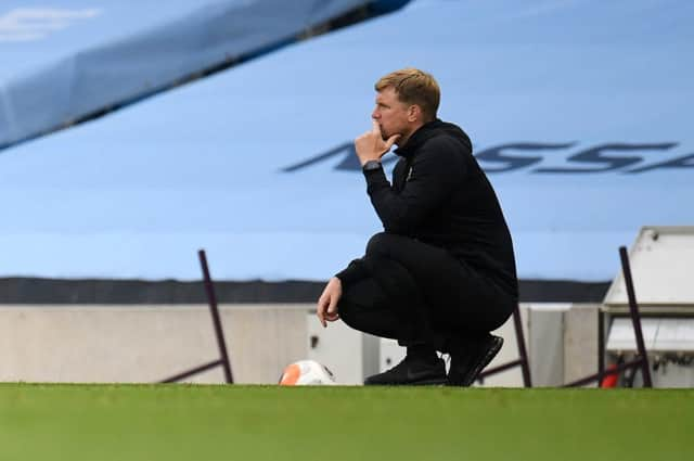 Eddie Howe. (Photo by Peter Powell/Pool via Getty Images)