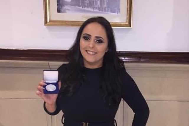 South Lanarkshire College student Laura Lanni