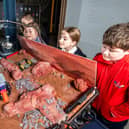 Local children road-testing one of the festival’s highlights, an interactive Mission to Mars with Cerebral Ape