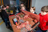 Local children road-testing one of the festival’s highlights, an interactive Mission to Mars with Cerebral Ape