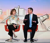 Former health secretary Victoria Atkins and former immigration minister Robert Jenrick, appearing on the BBC 1 current affairs programme, Sunday With Laura Kuenssberg. Picture: Jeff Overs/BBC/PA Wire