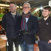 GTM Museum Manager Ross McKirdy, Museum chairman Jason Dorey and Assistant Curator Nick Webb.