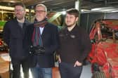 GTM Museum Manager Ross McKirdy, Museum chairman Jason Dorey and Assistant Curator Nick Webb.