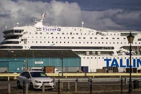 People have been living on the MS Victoria cruise ship in Leith since last summer. Picture: Getty Images