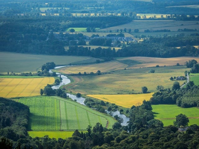 A lenth of around 81 miles makes the River Don Scotland's sixth longest river. It rises in the Grampian Mountains at Ladder Hills, and flows into the North Sea at the Bridge of Don.