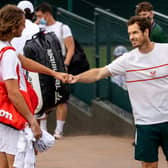 Andy Murray and Stefanos Tsitsipas meet in the second round of Wimbledon on Thursday.