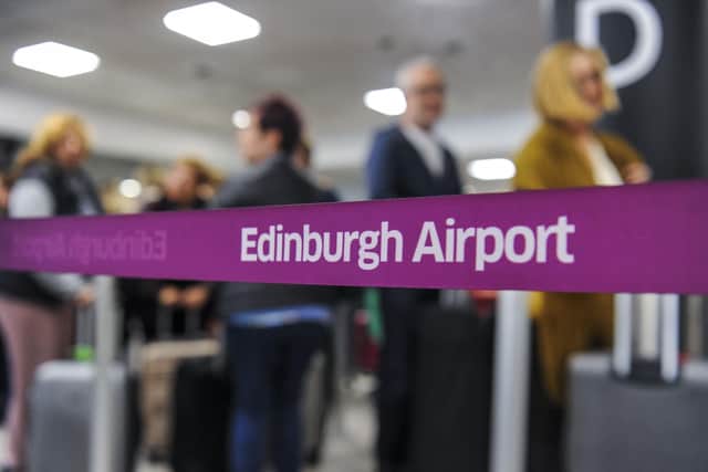Edinburgh Airport - Scotland's busiest - had one third of its 321 flights cancelled on Monday by the air traffic control problems, around 20 on Tuesday, but none confirmed cancelled for that reason on Wednesday. (Photo by Lisa Ferguson/TheScotsman)