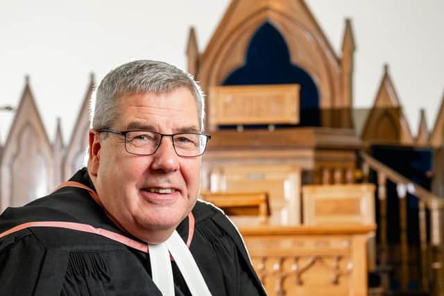 Rt Rev Dr Shaw Paterson, Moderator of the General Assembly of the Church of Scotland.