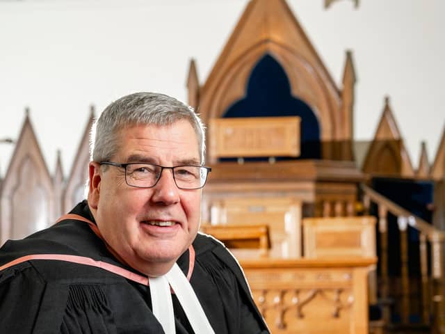 Rt Rev Dr Shaw Paterson, Moderator of the General Assembly of the Church of Scotland.
