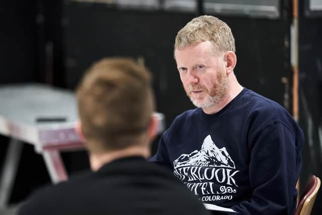 Colin McCredie in rehearsals for Peter Pan and Wendy PIC: Fraser Band