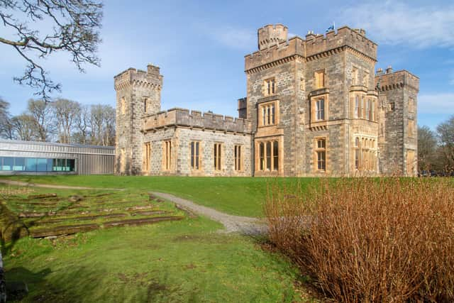 Lews Castle, Stornoway, where the giant poppy sculpture will be place to mark the island's links to the 19th Century opium trade in the Far East. PIC: Contibuted.