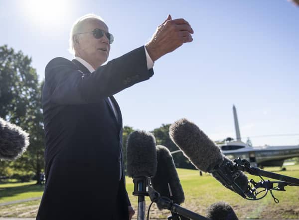 US President Joe Biden has warned that if Russia uses a tactical nuclear weapon, this could lead to Armageddon (Picture: Drew Angerer/Getty Images)