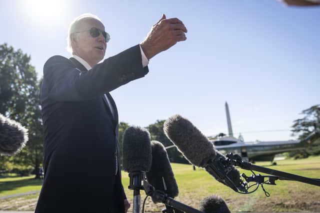 US President Joe Biden has warned that if Russia uses a tactical nuclear weapon, this could lead to Armageddon (Picture: Drew Angerer/Getty Images)