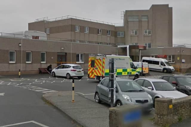 The Gilbert Bain Hospital in Lerwick, Shetland.