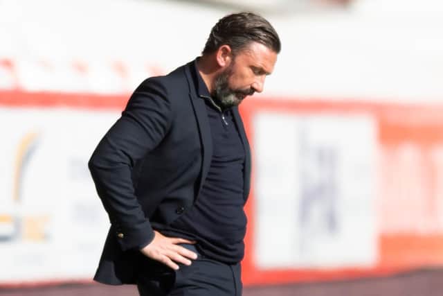 Aberdeen manager Derek McInnes received a vote of confidence from the club's board after recent results. Picture: SNS