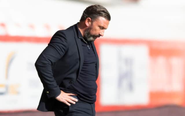 Aberdeen manager Derek McInnes received a vote of confidence from the club's board after recent results. Picture: SNS