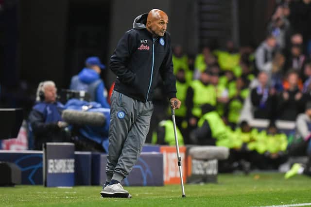 Napoli boss Luciano Spalletti. (Photo by Craig Foy / SNS Group)