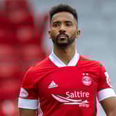 Aberdeen full back Shay Logan was playing golf while his team were losing at Tannadice  (Photo by Ross MacDonald / SNS Group)