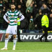 Celtic's Nat Phillips looks on after losing 2-1 to Kilmarnock.