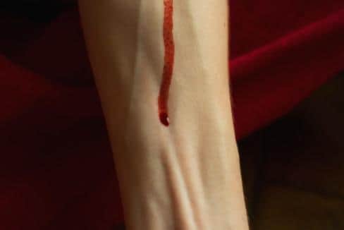 Blood was used to complete the list of poems