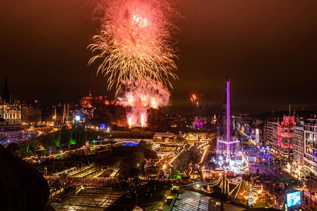 Edinburgh's Hogmanay celebrations in 2019. Picture: Liam Anderstrem