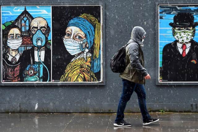 Nicola Sturgeon has confirmed the latest coronavirus figures for Scotland. (Photo by Andy Buchanan / AFP) (Photo by ANDY BUCHANAN/AFP via Getty Images)