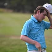 Bob MacIntyre shows his disappointment during last month's Magical Kenya Open Presented by Absa at Muthaiga Golf Club. Picture: Stuart Franklin/Getty Images.