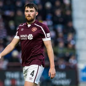 Hearts centre-back John Souttar is out of contract at the end of the season. (Photo by Ross Parker / SNS Group)