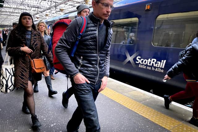 The six-month ScotRail peak fares suspension is due to take place sometime in the year to next March. Picture: Jane Barlow/PA