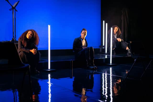 Saskia Ashdown, Courtney Stoddart and Patricia Panther in Lament for Sheku Bayoh