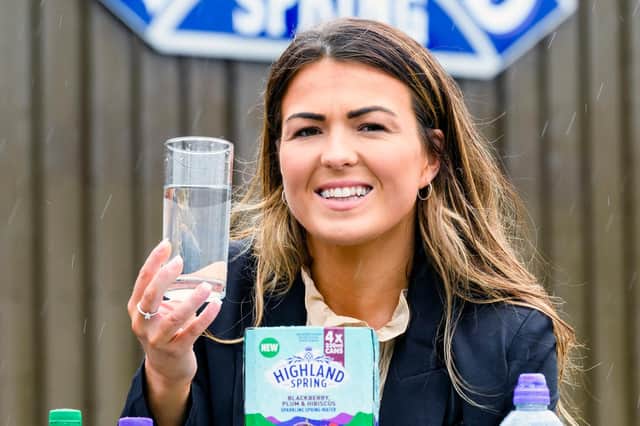 Lynn Smith, Highland Spring: 'Our evolving Eco bottle range underpins our commitment to remain at the forefront of environmentally sustainable innovation.' Picture: Ian Georgeson Photography