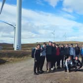 The students took part in the site visit with RES.