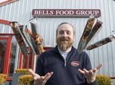 Ronnie Miles, managing director of Bells Food Group, celebrating the own-label pastry contract win with Tesco.