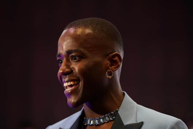 Ncuti Gatwa arrives at the BAFTA Scotland Awards in Glasgow. Picturee: Jane Barlow/PA Wire