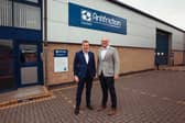 Andrew Fleming, managing director of Antifriction Components, with Scott Duncan, the Linlithgow branch manager.