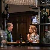 Soraya Mafi and Jonathan McGovern appeared in Scottish Opera's production of The Telephone, which was filmed at the King's Theatre. Picture: Mihaela Bodlovic