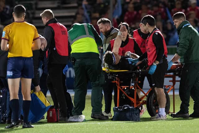 Warriors' Rory Darge was injured against Cardiff. (Photo by Ross Parker / SNS Group)